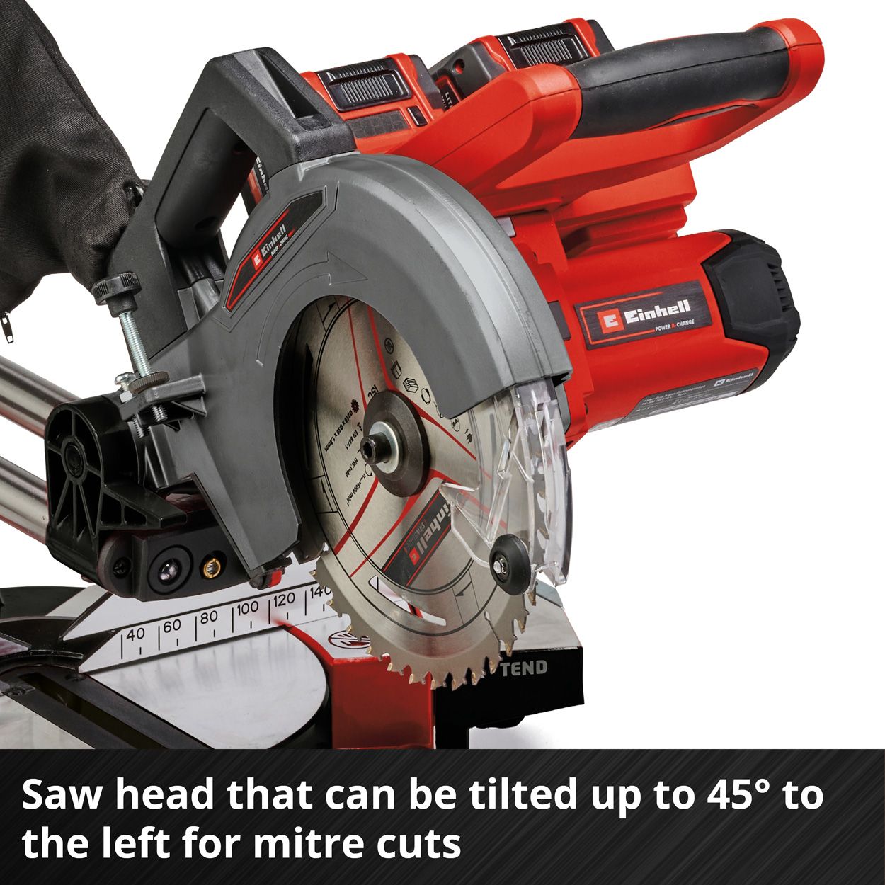 Einhell Cordless Sliding Mitre Saw CRBDE TIPD