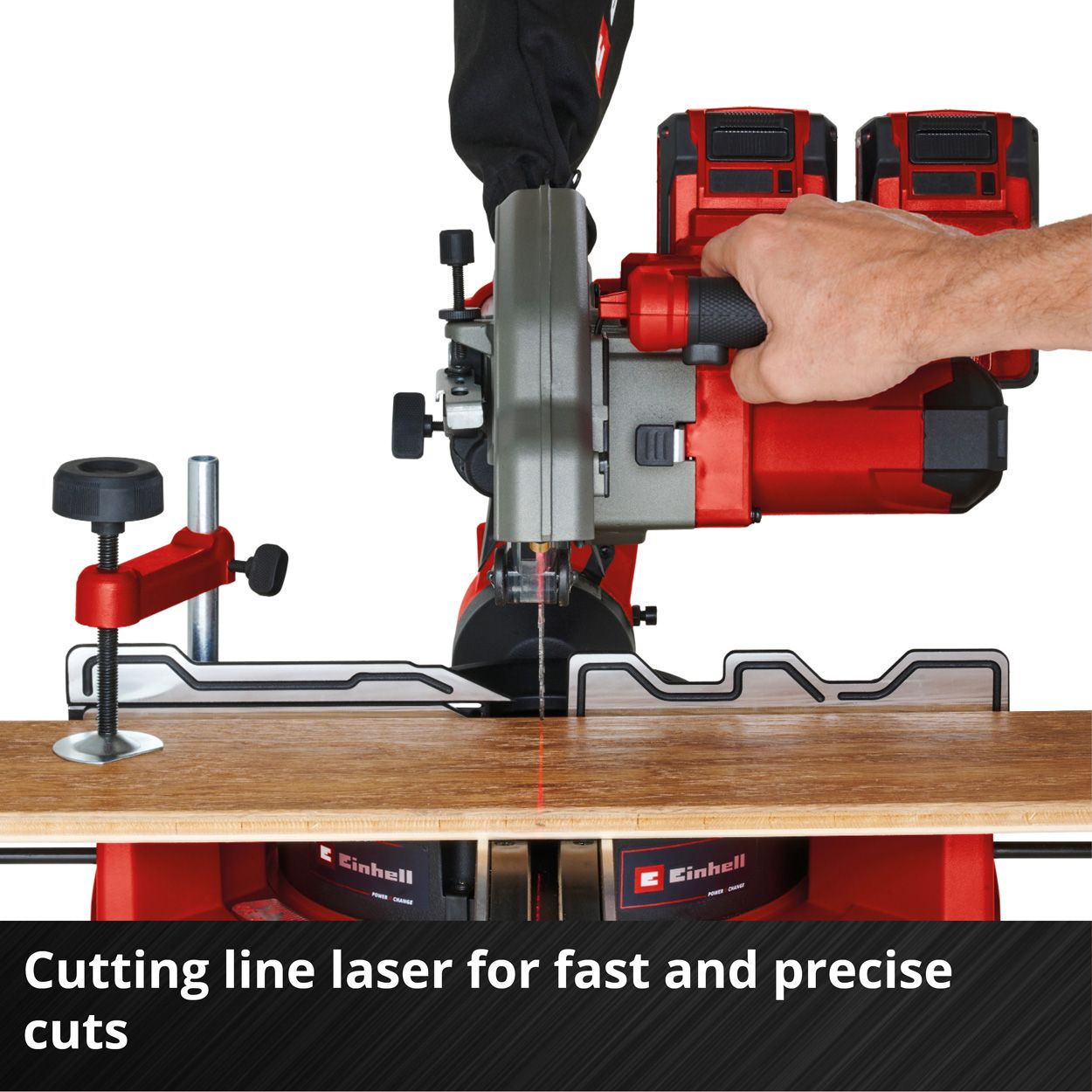 Einhell Cordless Sliding Mitre Saw 216mm (HW/TCT)