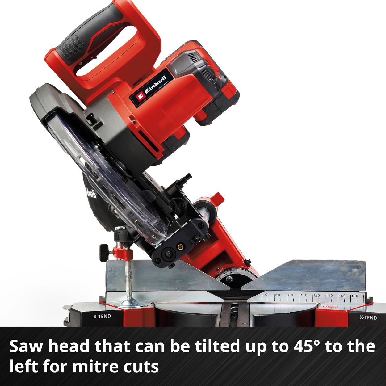 Einhell PXC 36V (2x18V) 254mm Sliding Mitre Saw, Body Only 