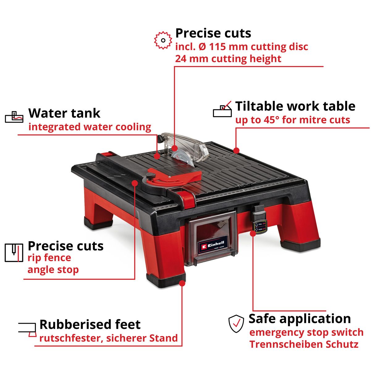 Einhell Cordless Tile Cutting Machine