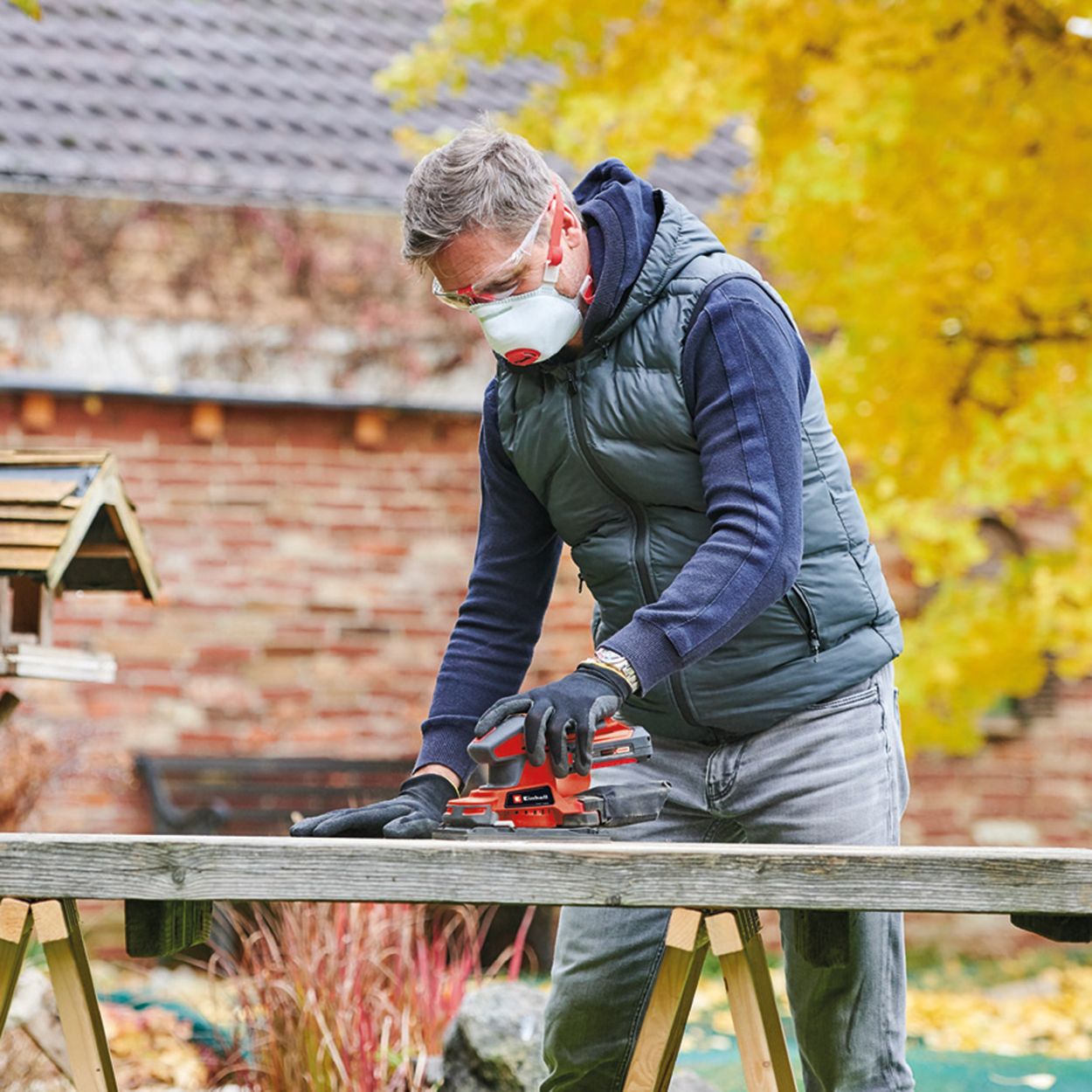 Einhell Cordless Orbital Sander 187x94mm