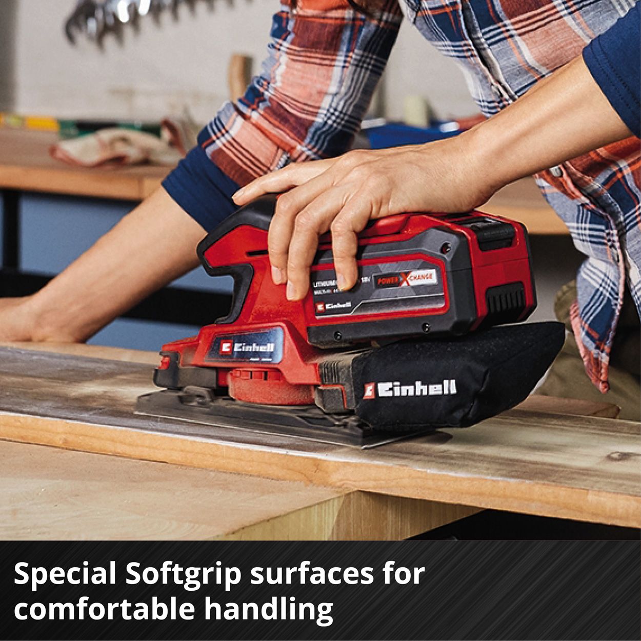 Einhell Cordless Orbital Sander 187x94mm