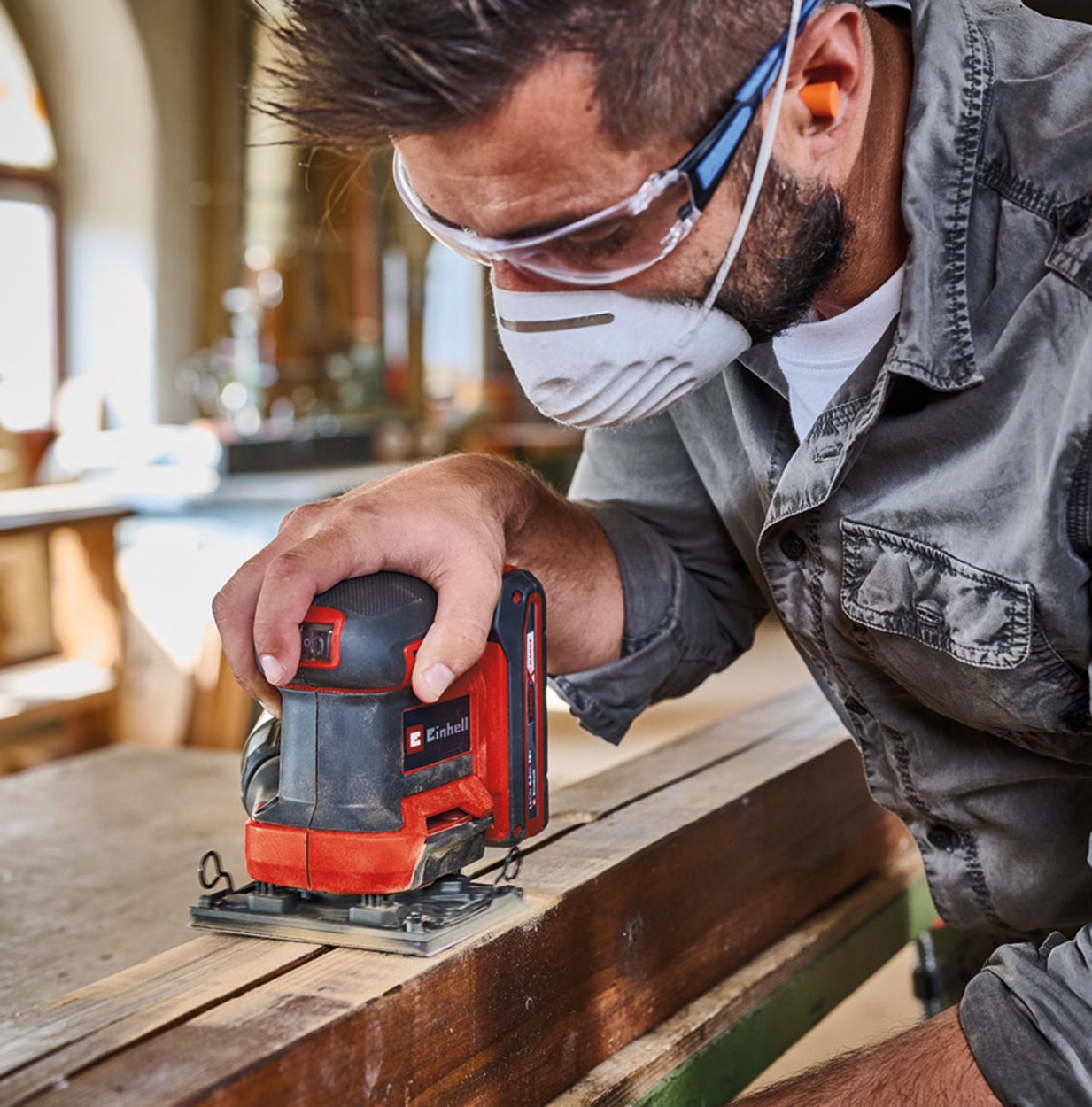 Einhell PXC 18V Palm Sander, Body Only