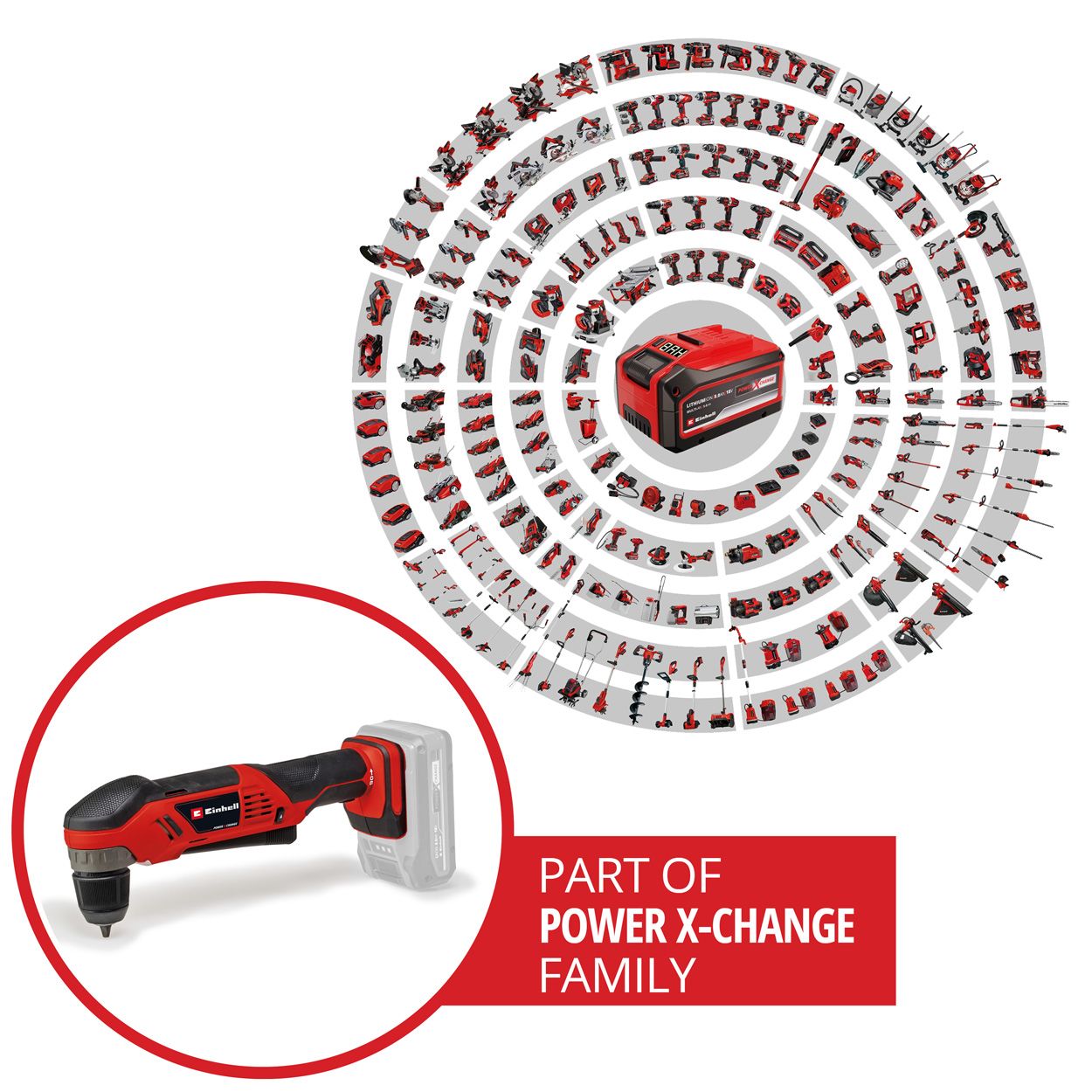 Einhell PXC 18V Angle Head Drill Driver, Body Only   