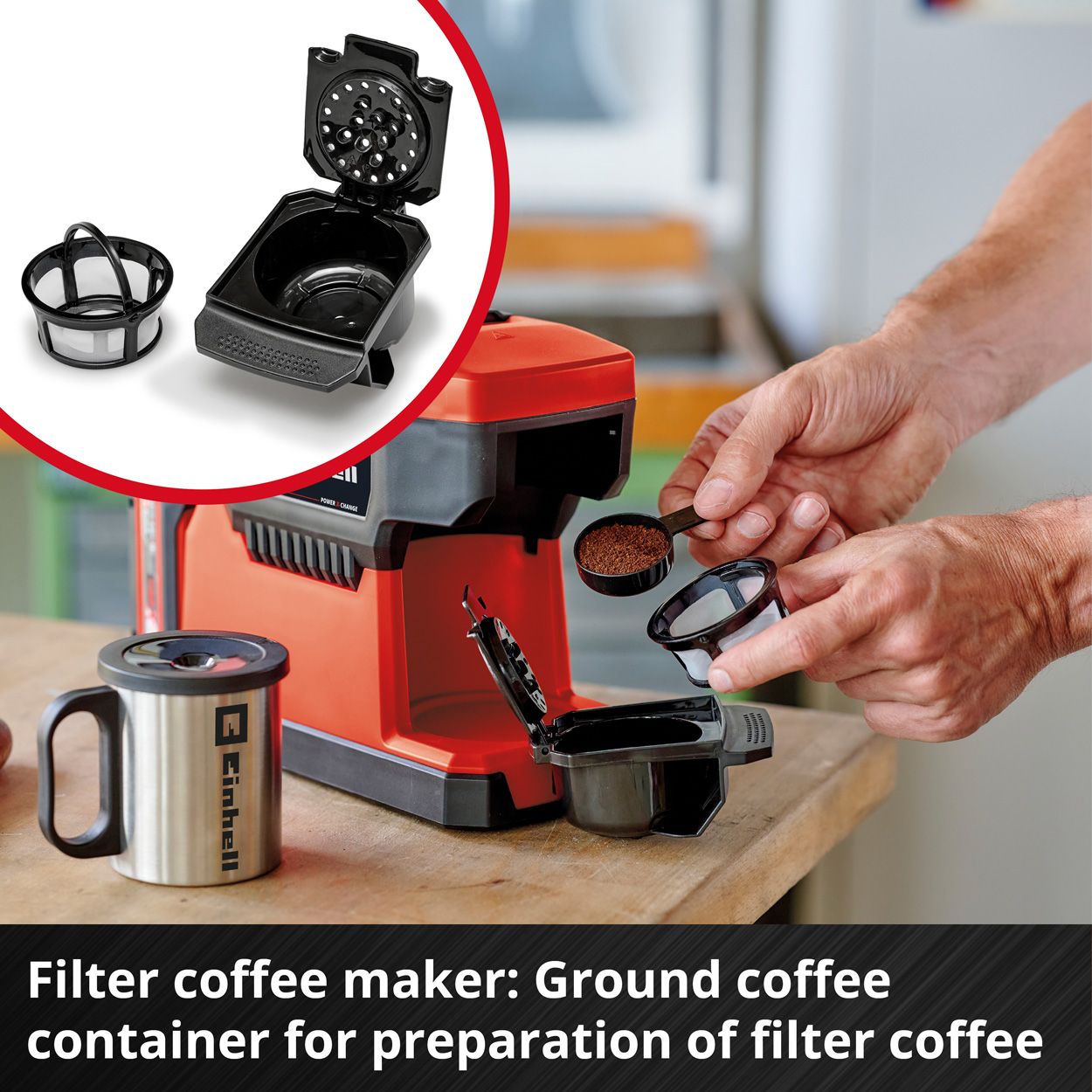 Einhell Cordless Coffee Maker