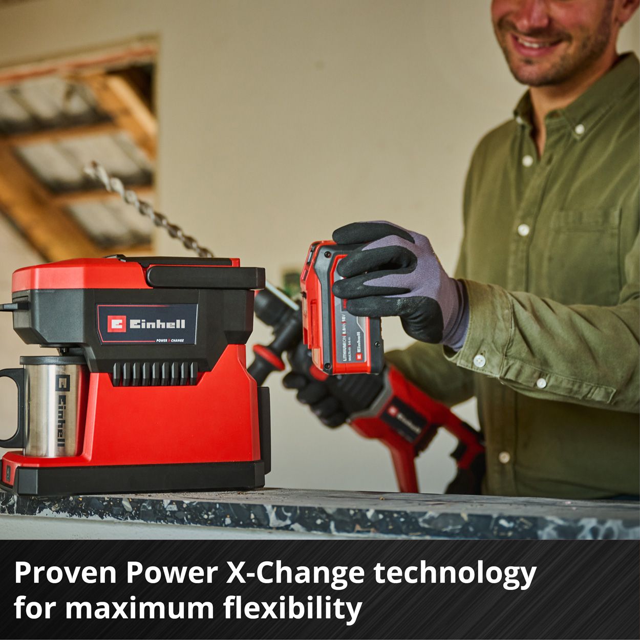 Einhell Cordless Coffee Maker