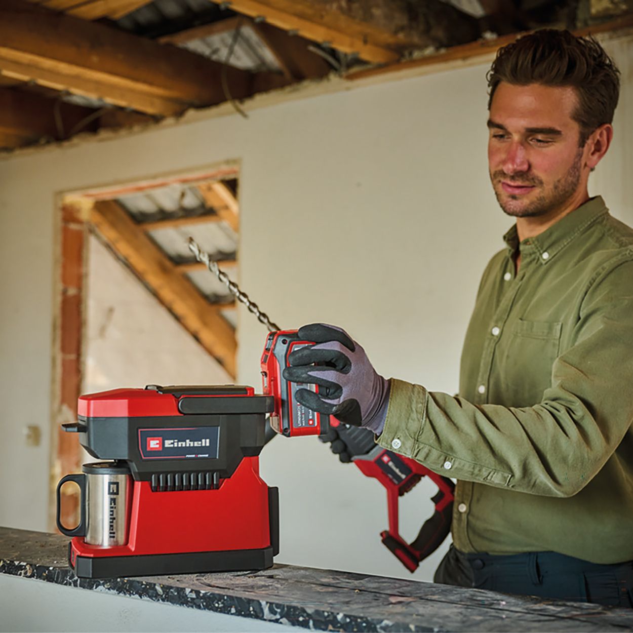 Einhell Cordless Coffee Maker
