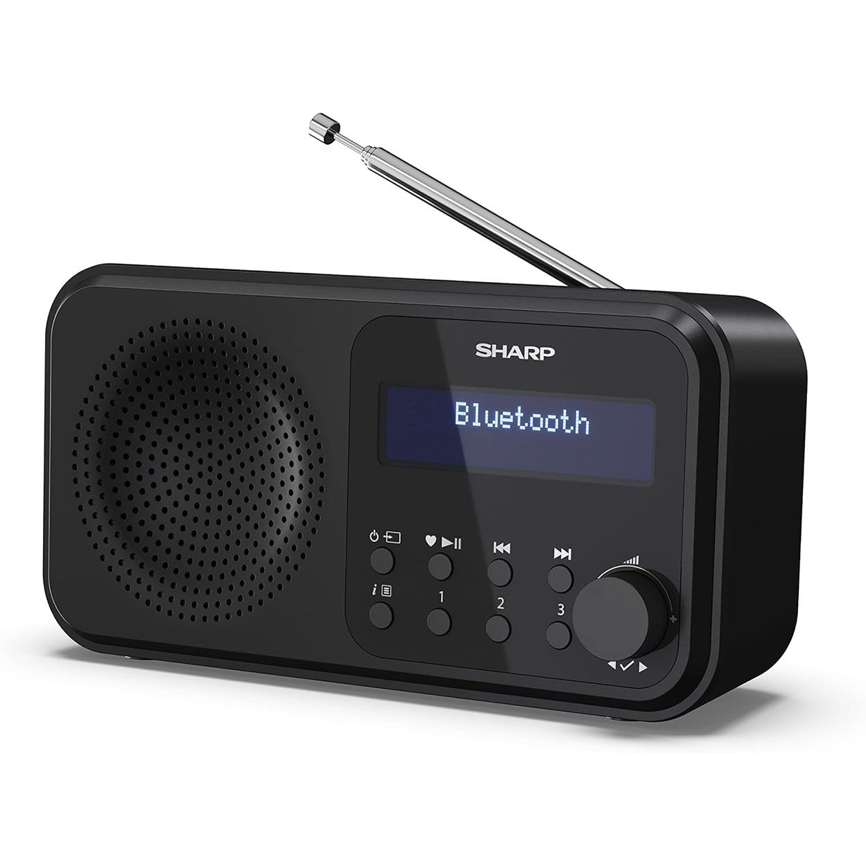 Sharp Tokyo portable radio - Midnight Black
