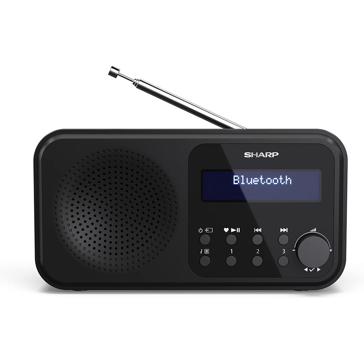 Sharp Tokyo portable radio - Midnight Black