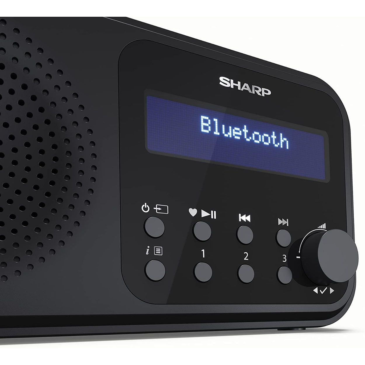 Sharp Tokyo portable radio - Midnight Black