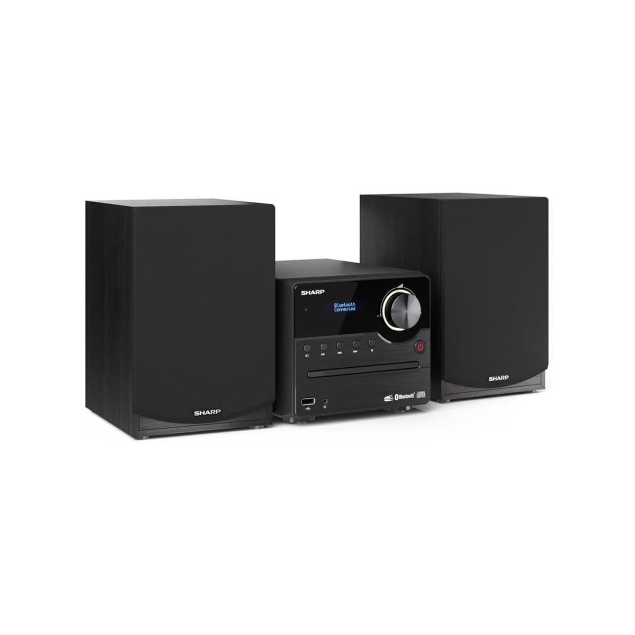  Sharp Hi-Fi Micro DABplus System - Black 
