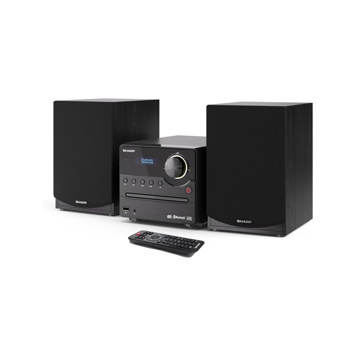  Sharp Hi-Fi Micro DABplus System - Black 