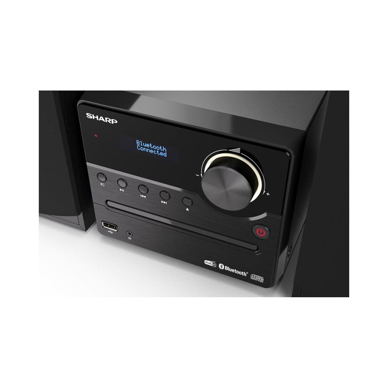  Sharp Hi-Fi Micro DABplus System - Black 