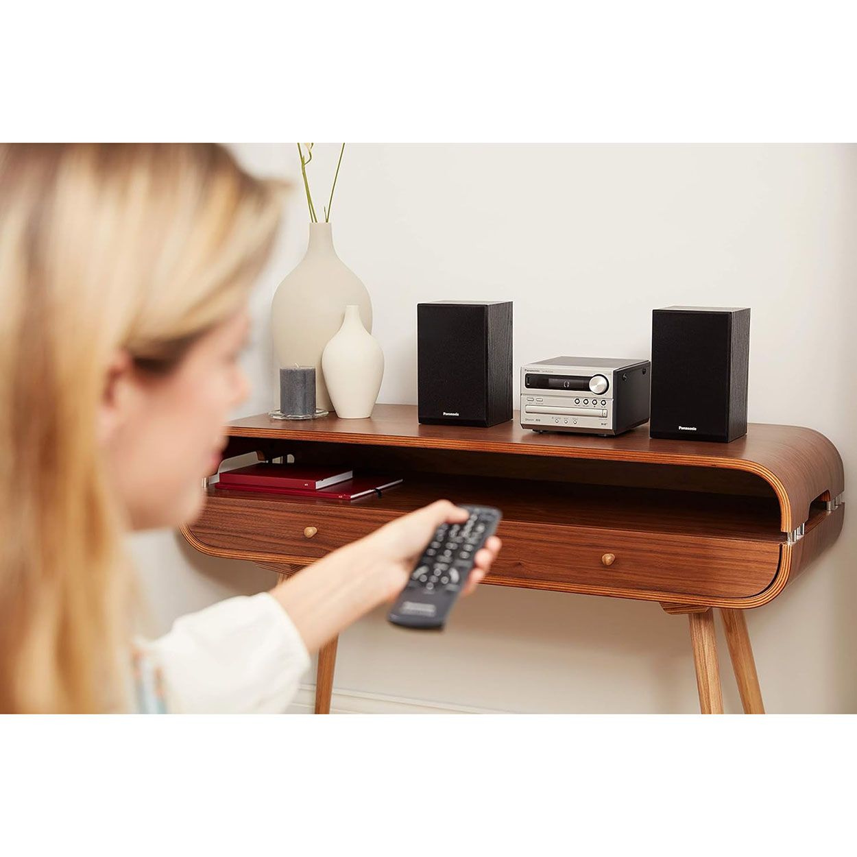 SC-PM250EB-S Panasonic CD Micro Hi-Fi System