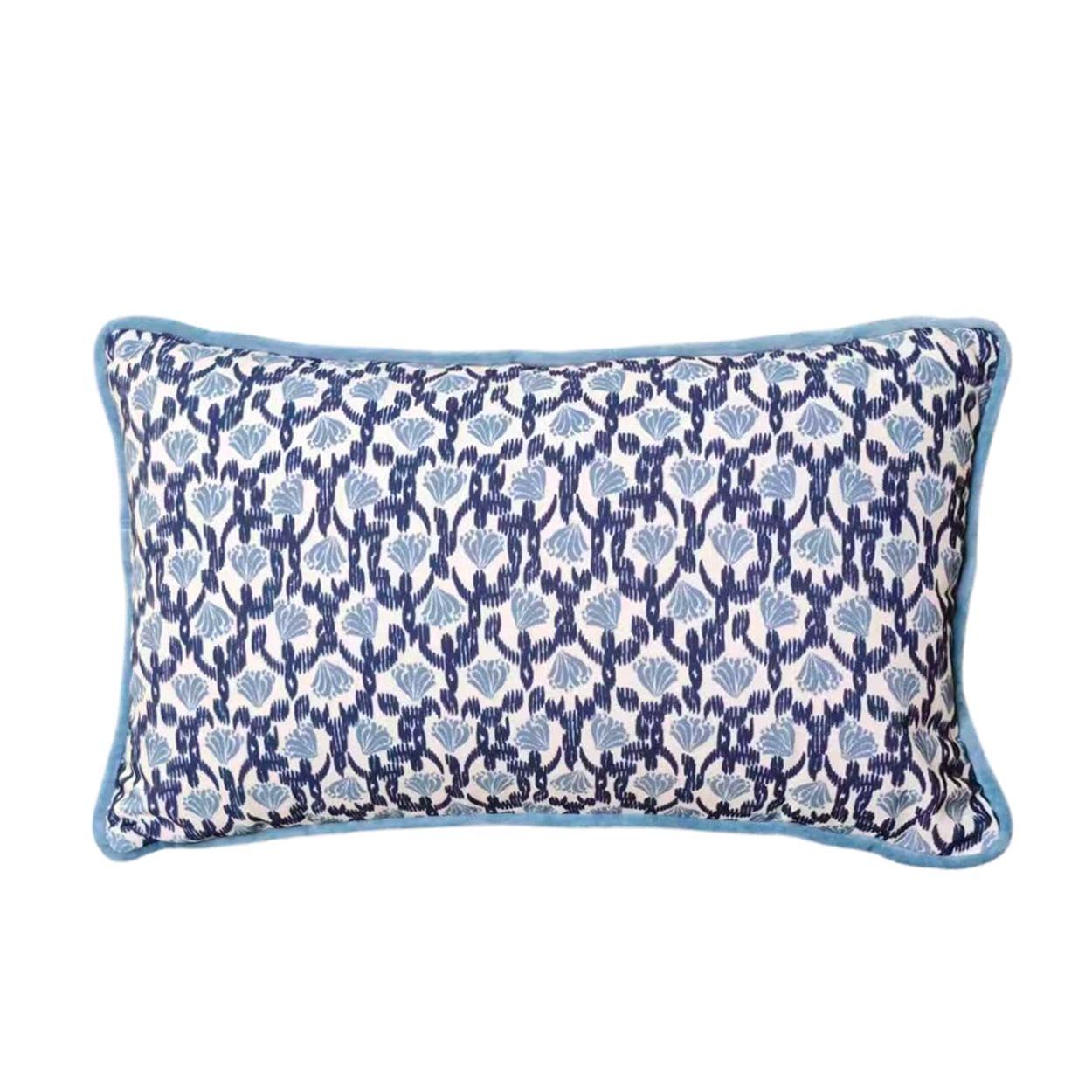 FLORAL PRINTED OBLONG CUSHION