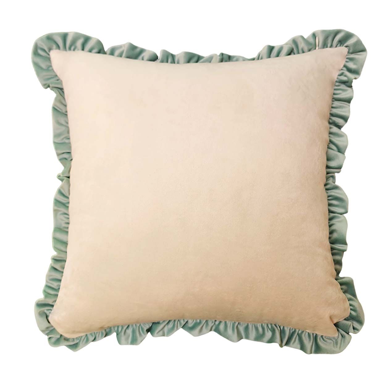 Pretty Floral Embroidered Cushion