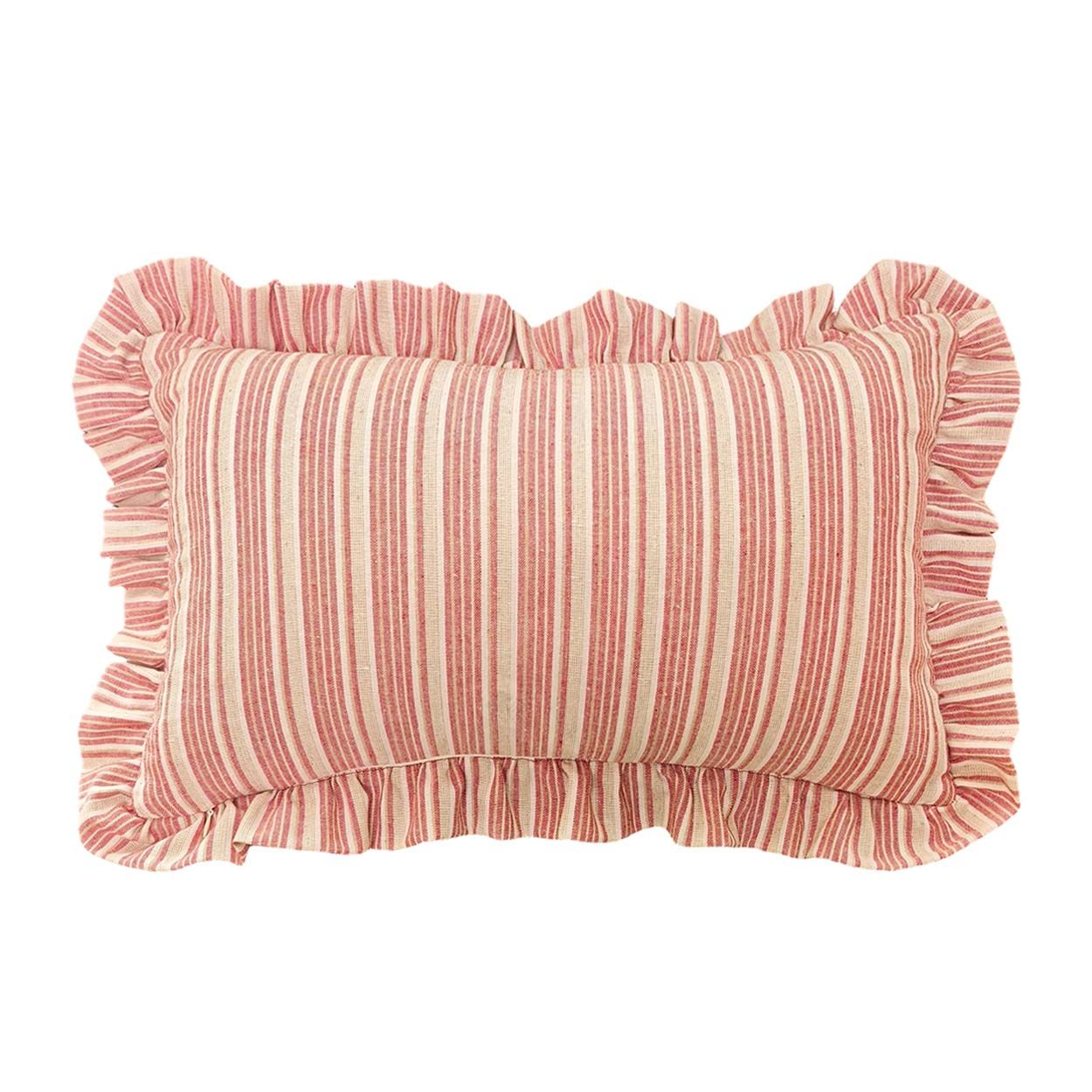 Floral Embroidered Oblong Cushion