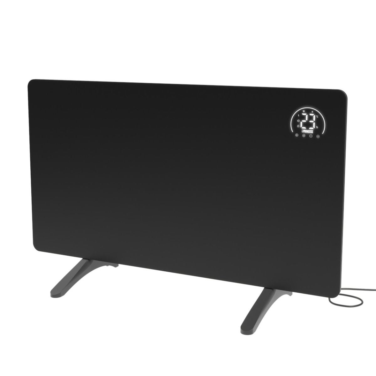 Princess Smart Infrared Glass Panel Heater Black