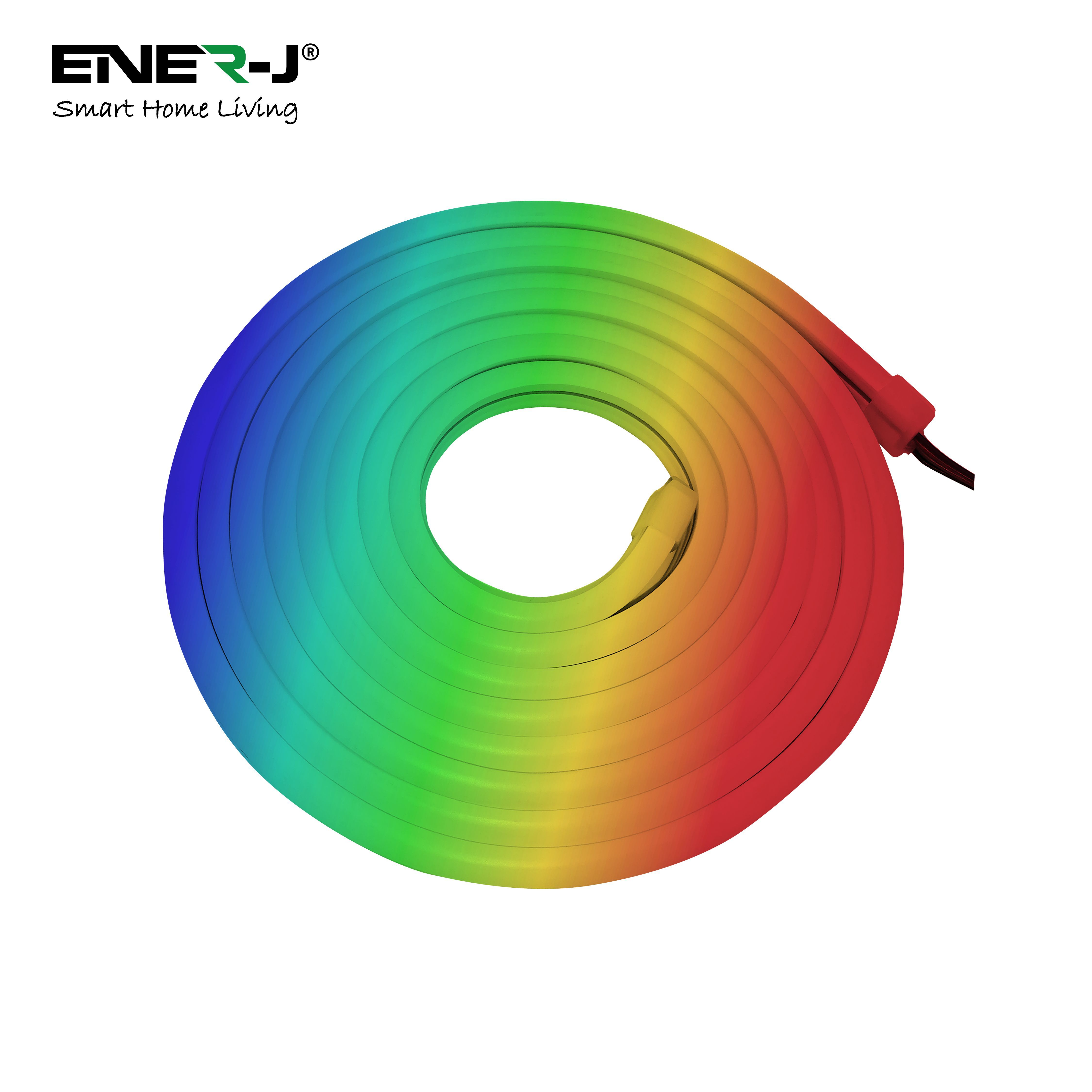 Smart WiFi RGB Neon LED Strip IP65 - 3 Meters, Plug & Play