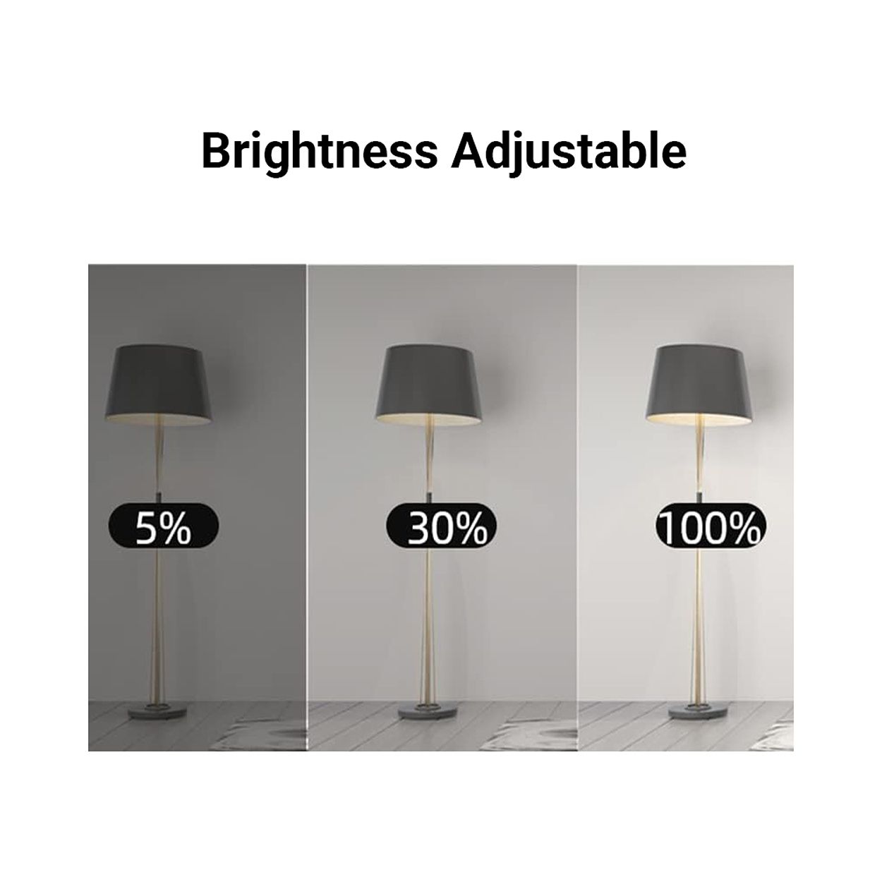 WiFi & RF Smart 1 Gang Dimmable Touch Switch, White, Compatible with Wireless Kinetic Switches