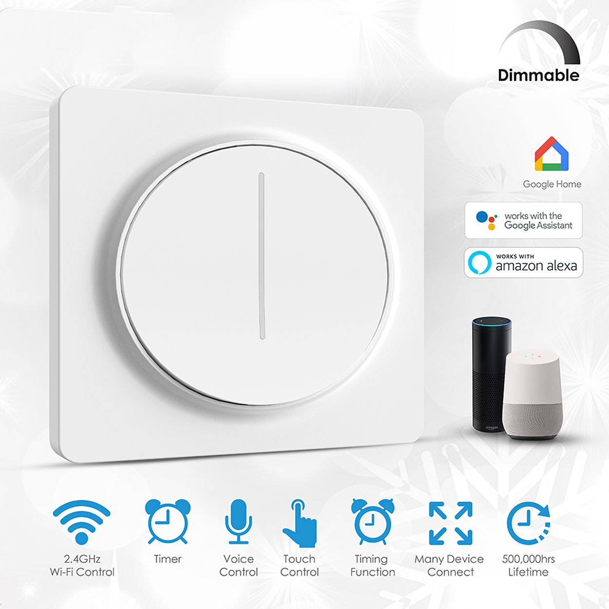 Smart Wi-Fi Dimmable Switch