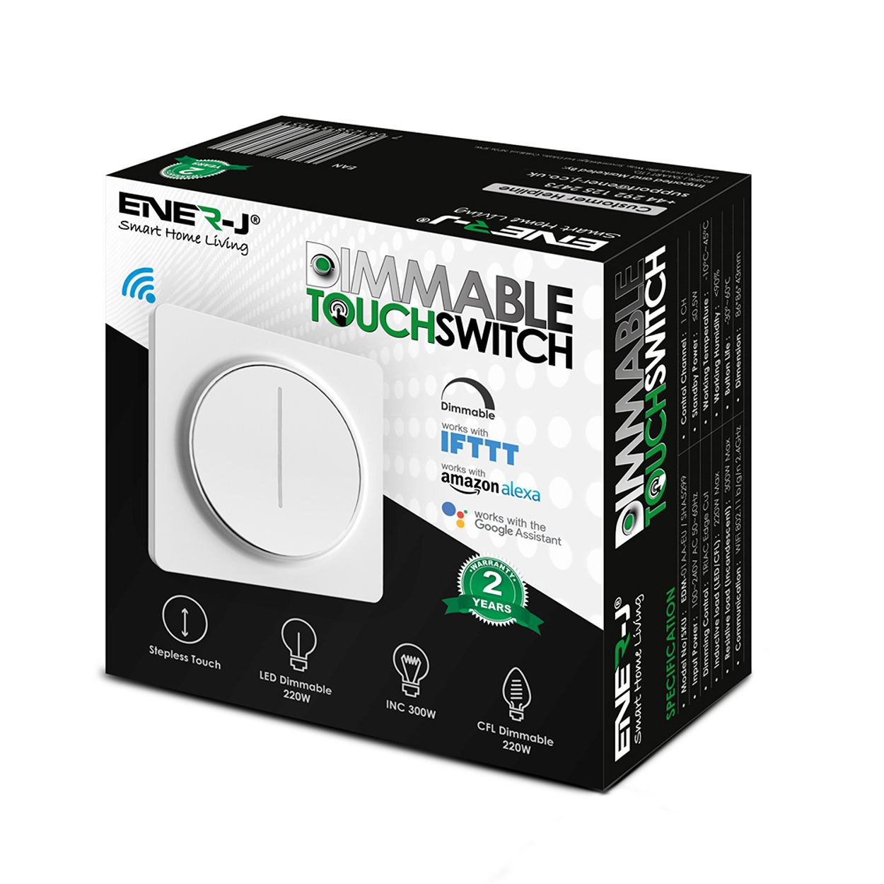 Smart Wi-Fi Dimmable Switch