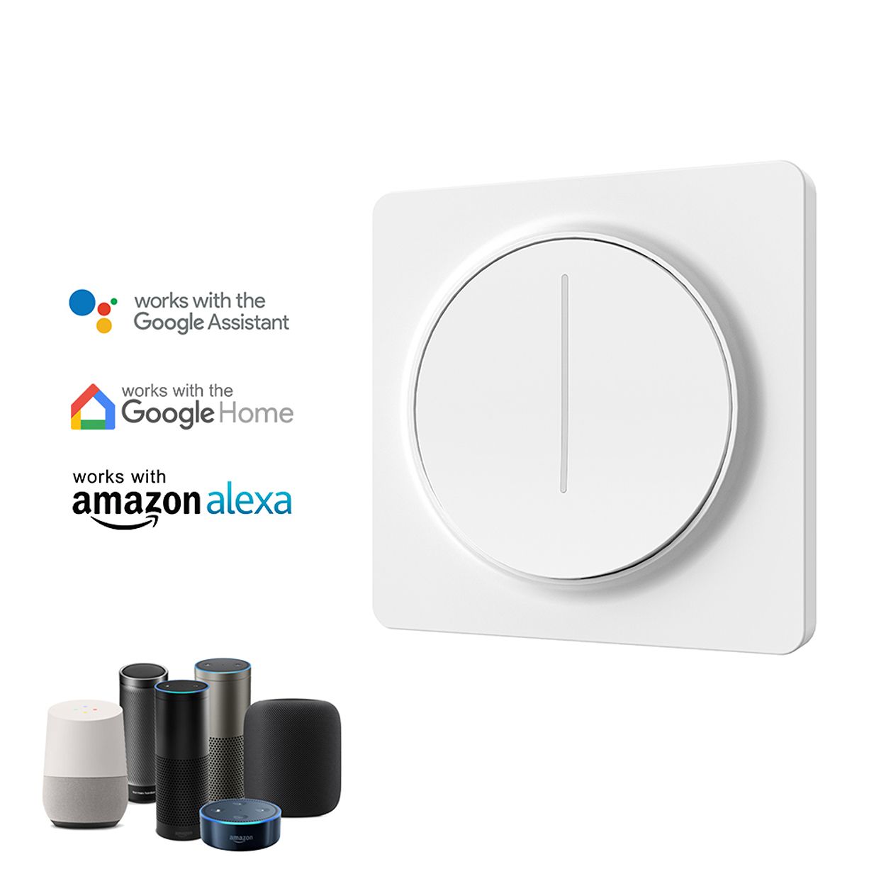 Smart Wi-Fi Dimmable Switch