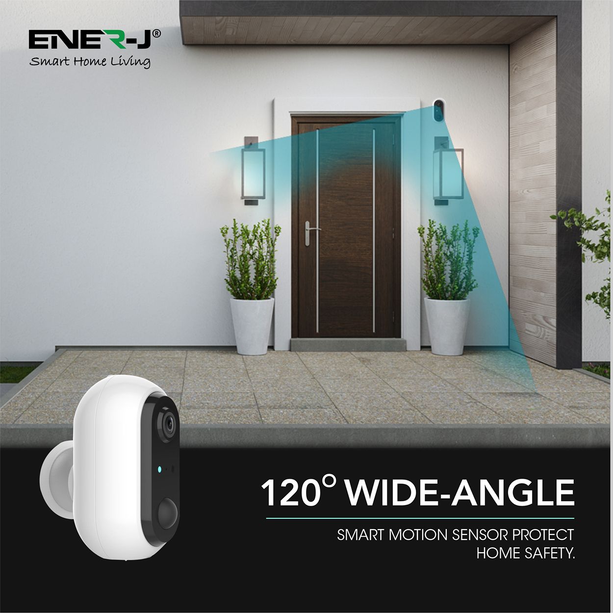 ENER-J Smart Battery-Powered Outdoor Smart Camera