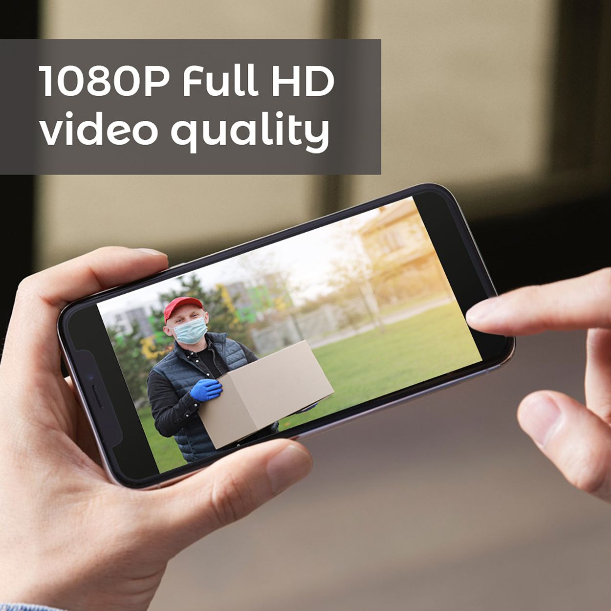 Smart Wireless Twin PIR Floodlight Camera with inbuilt Siren