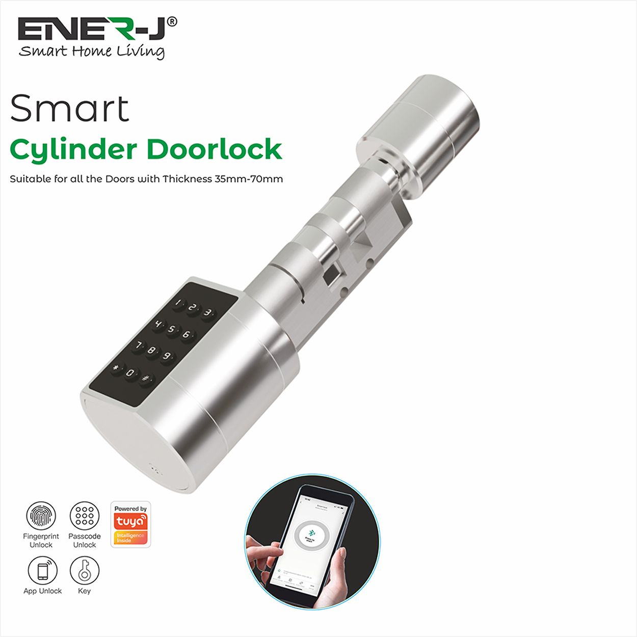 Smart Adjustable Cylinder Door Lock