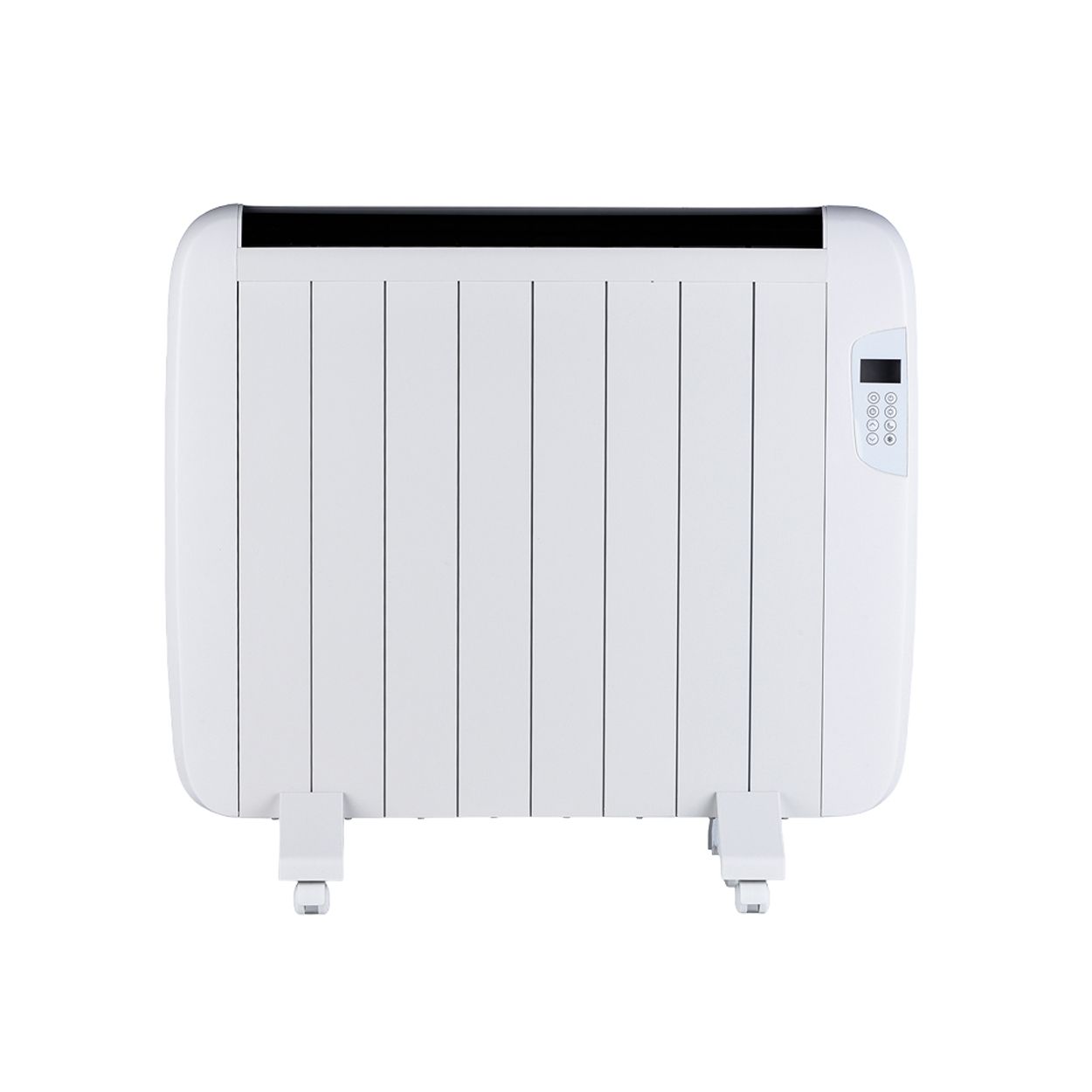 Smart WiFi Electric Radiator Heater White Body 1200W, Remote, APP & Voice Control