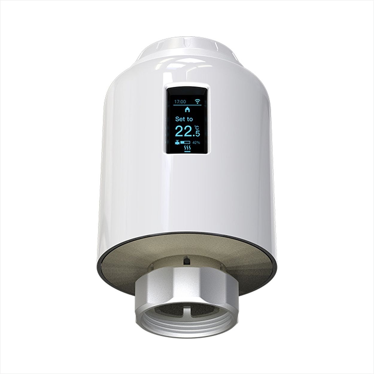 Wi-Fi Smart Thermostatic Radiator Valve with Screen