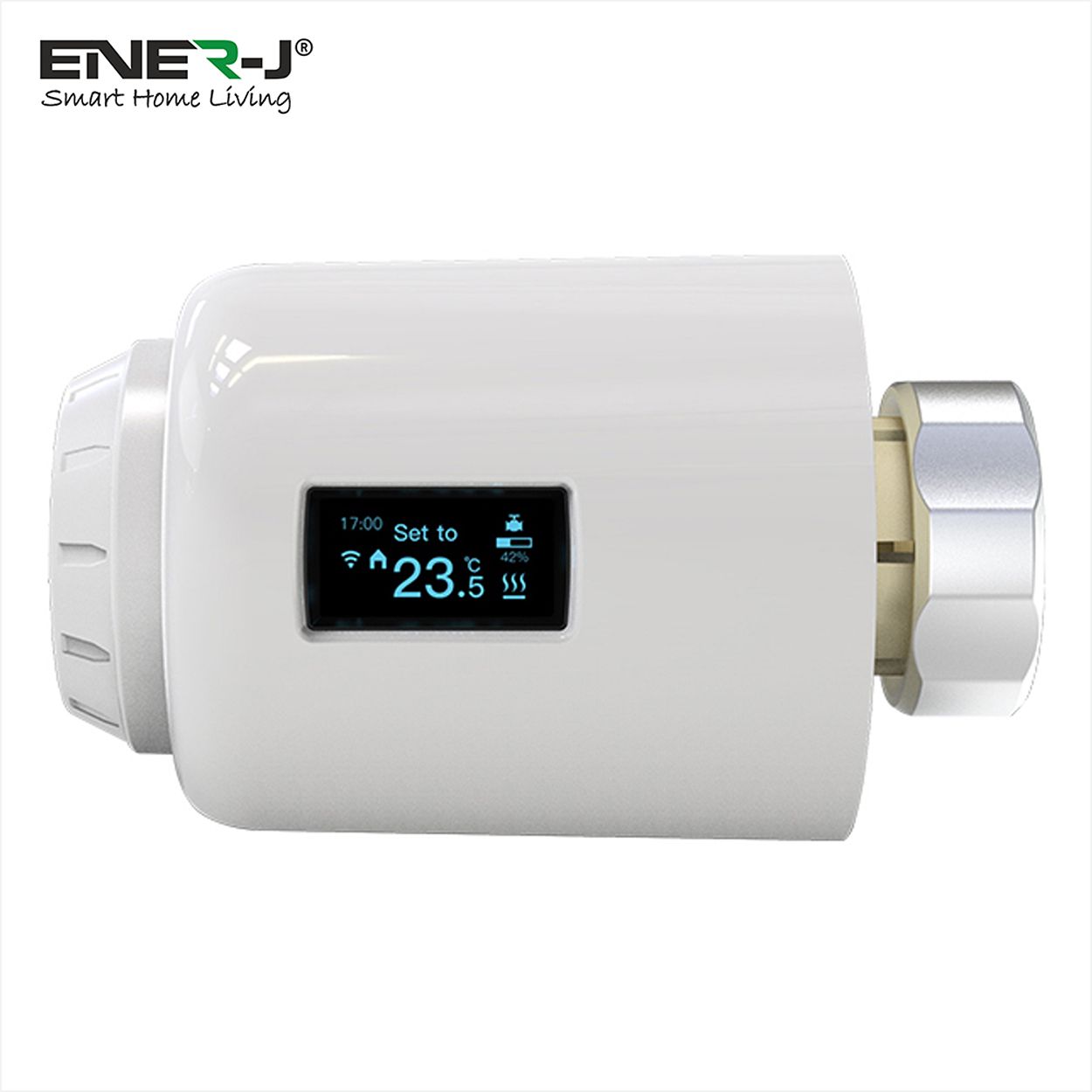 Wi-Fi Smart Thermostatic Radiator Valve with Screen