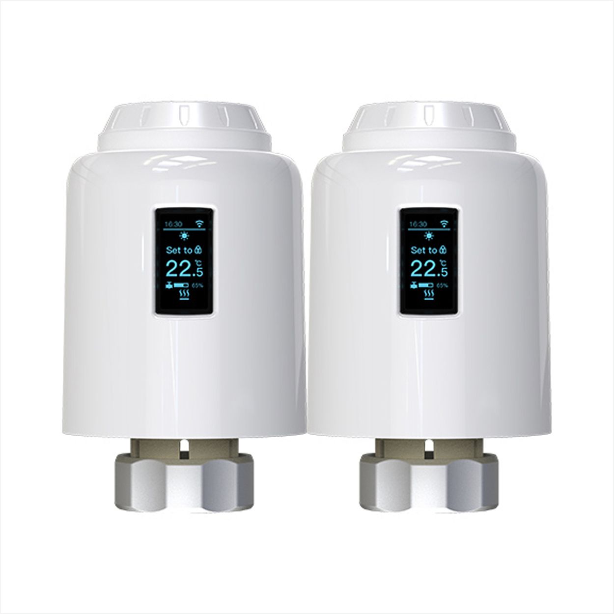 Wi-Fi Smart Thermostatic Radiator Valve with Screen