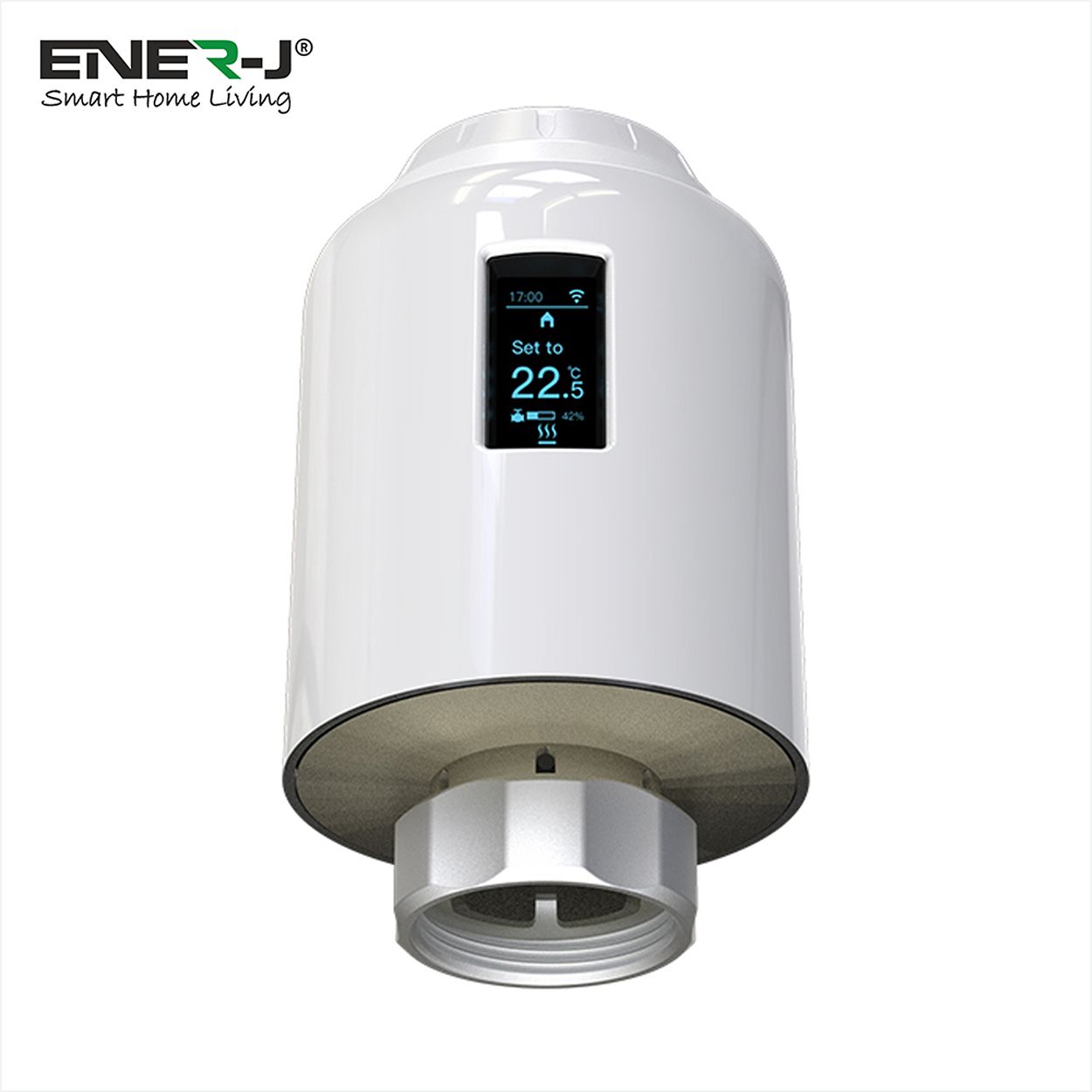 Wi-Fi Smart Thermostatic Radiator Valve with Screen