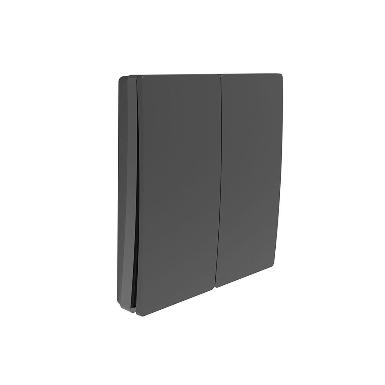 2 Gang Wireless Kinetic Switch Black Body, IP65 - ECO Series