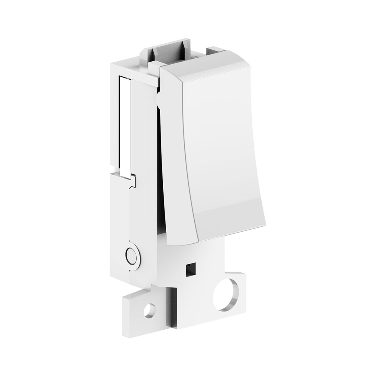 Wireless Kinetic Mini Grid-Style Switch, White, Eco Series, 1-Gang, Self-Powered