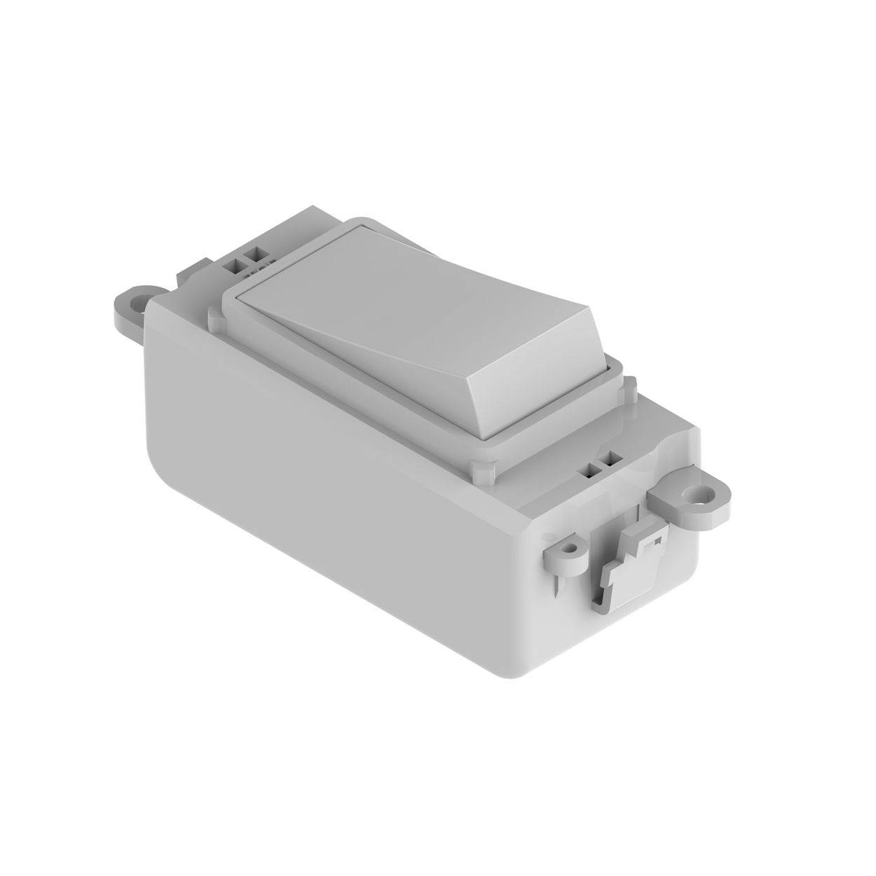 Wireless Grid Switch Compatible with Gridpro plate, Polar White, Eco Series