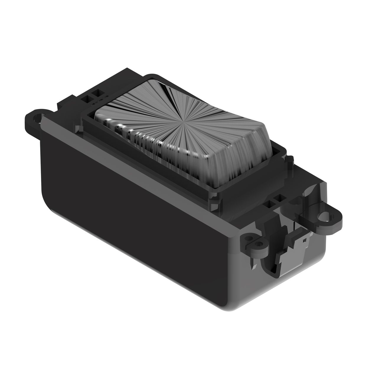 Wireless Grid Switch Compatible with Gridpro plate, Satin Chrome, Eco Series