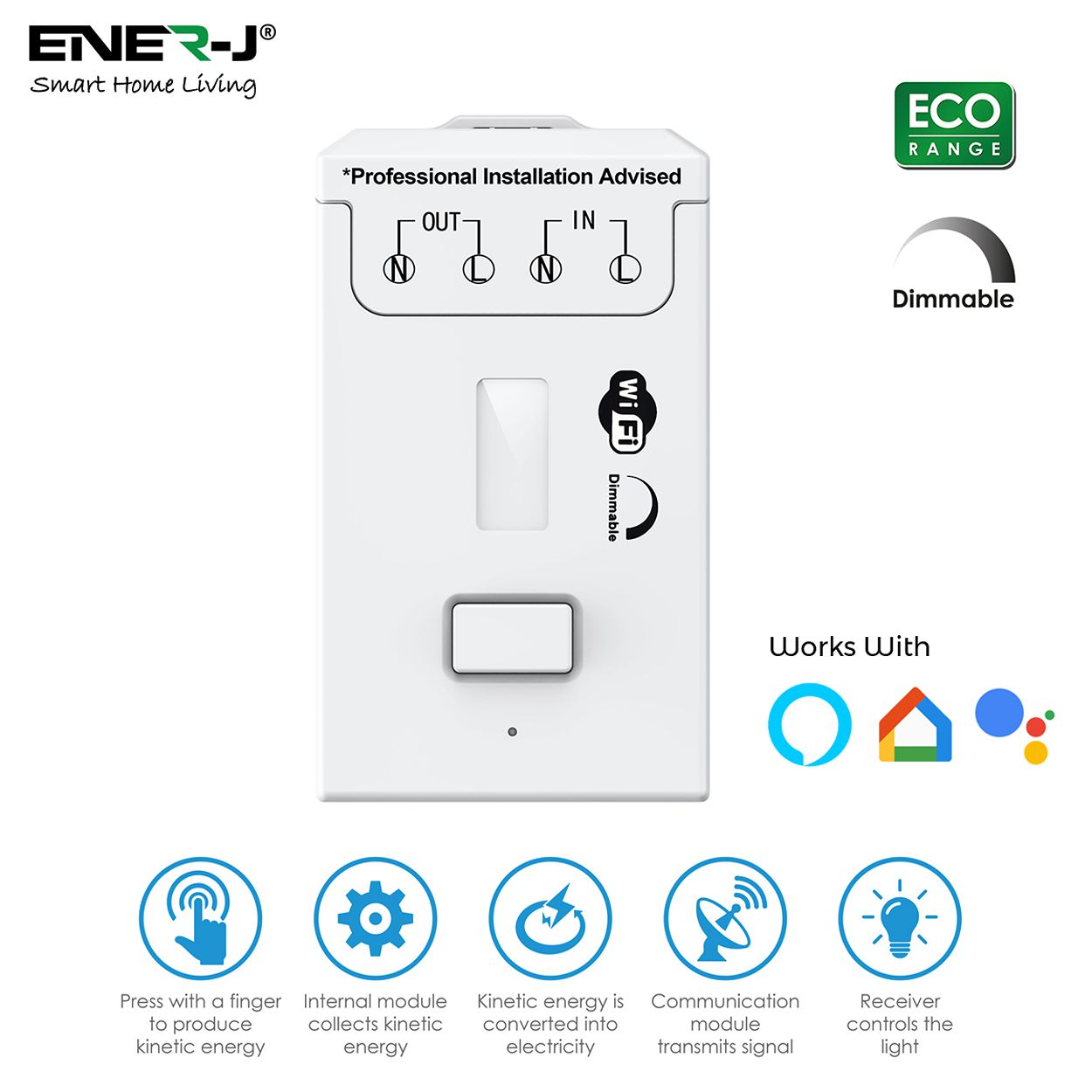 150W Dimmable Receiver RF & WiFi for ECO SERIES - Smart Control with APP & Voice