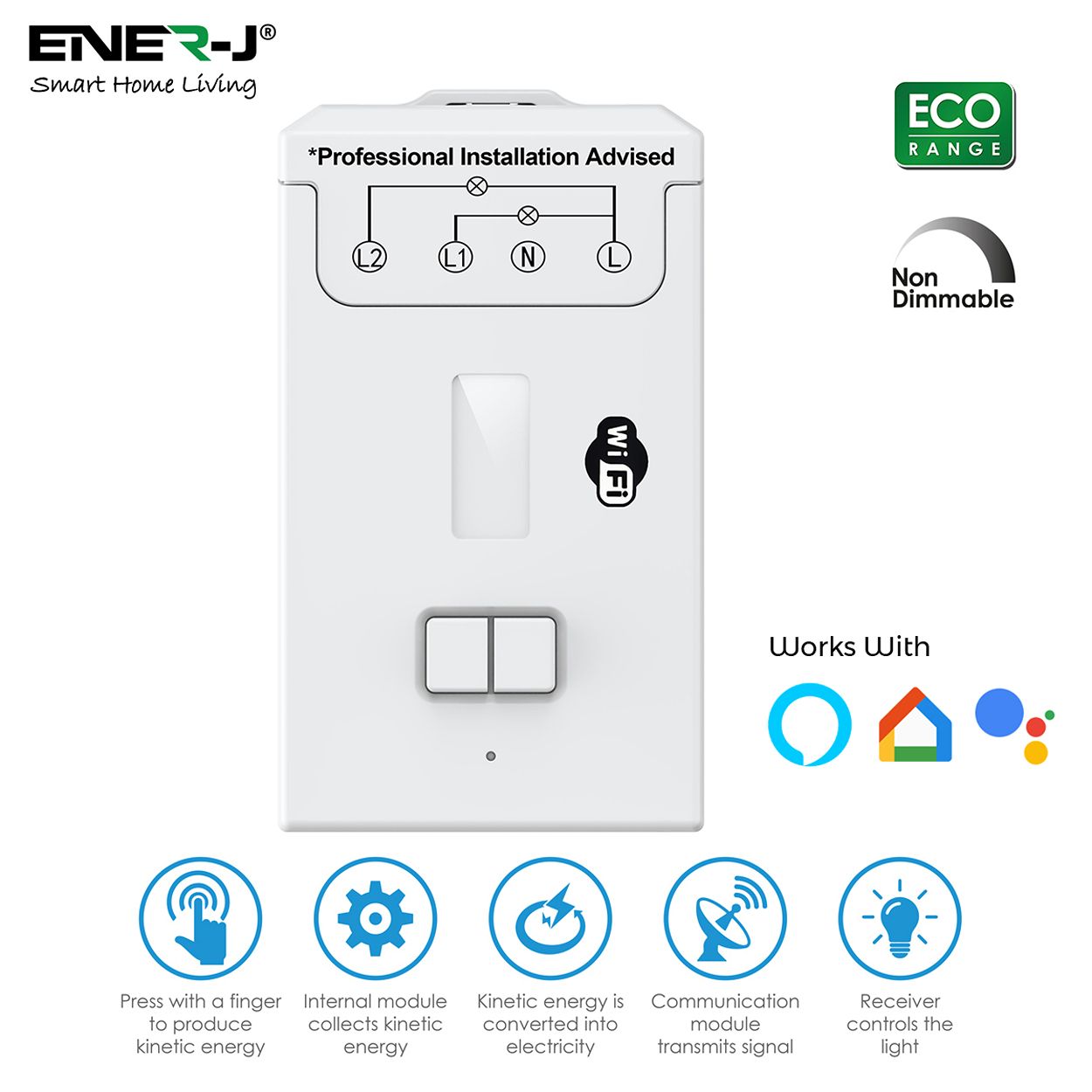 2x500W RF& WIFI Non Dimmable Dual Receiver Module, ECO Series