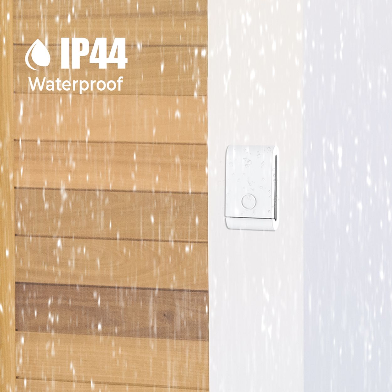 Self-Powered Wireless Kinetic Doorbell and Chime with UK Plug