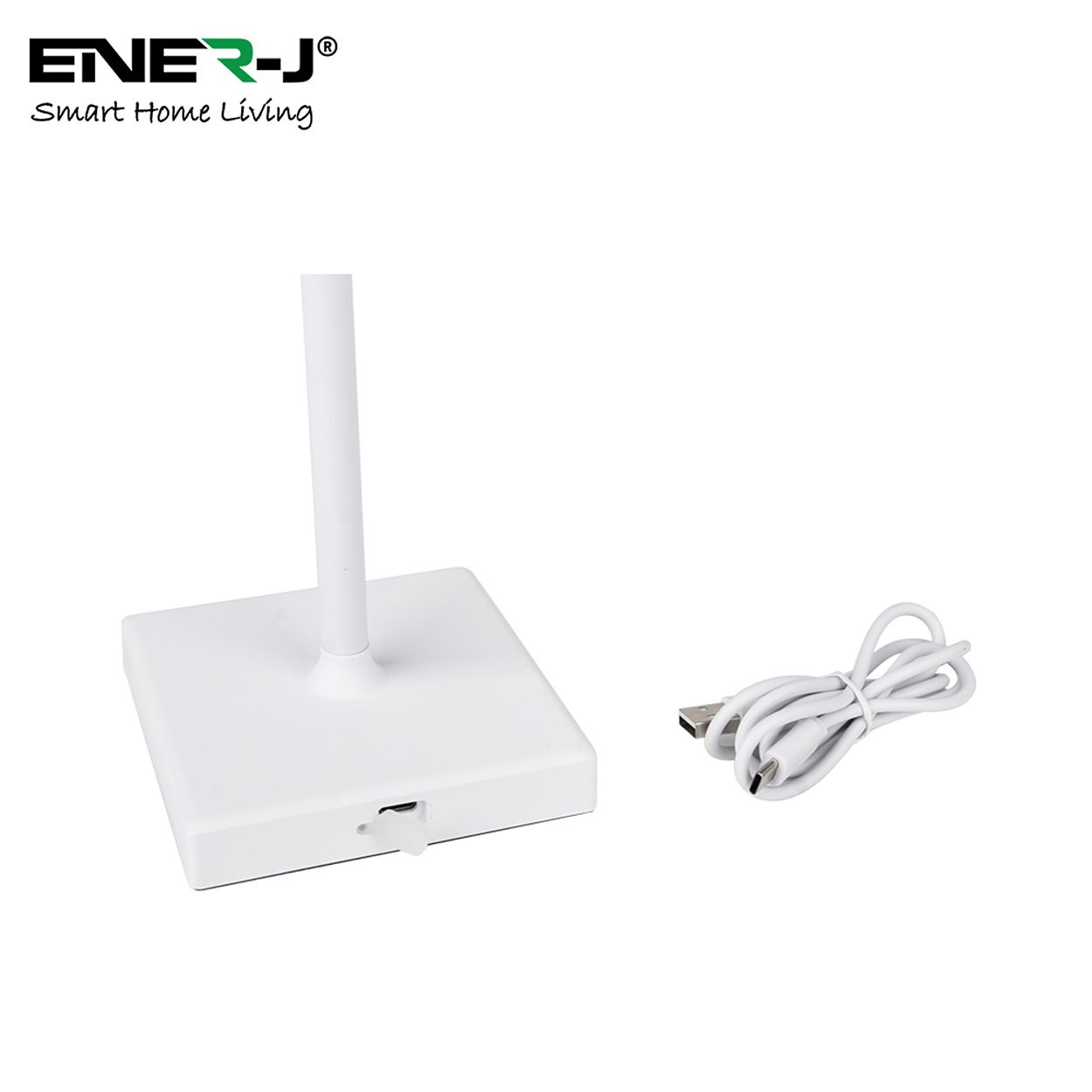 Wireless LED Table Lamp 4W, CCT & Dimming, White Body, IP44 - Rechargeable & Portable Outdoor Lamp