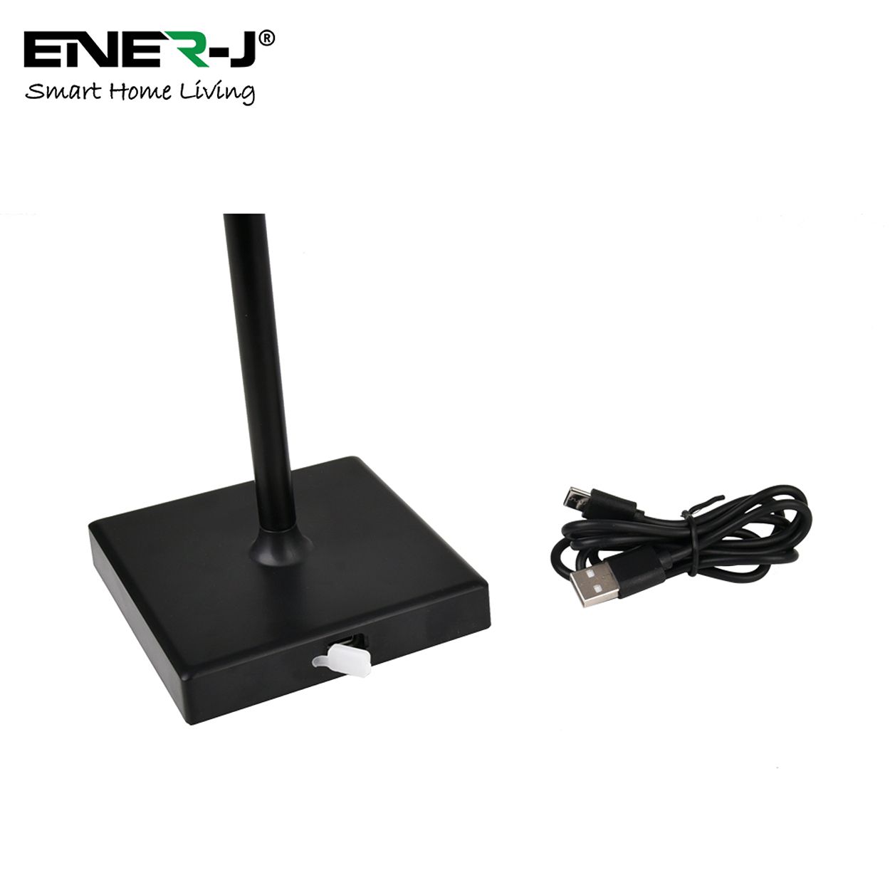 Wireless LED Table Lamp 4W, CCT & Dimming, Black Body, IP44 - Rechargeable & Portable Outdoor Lamp