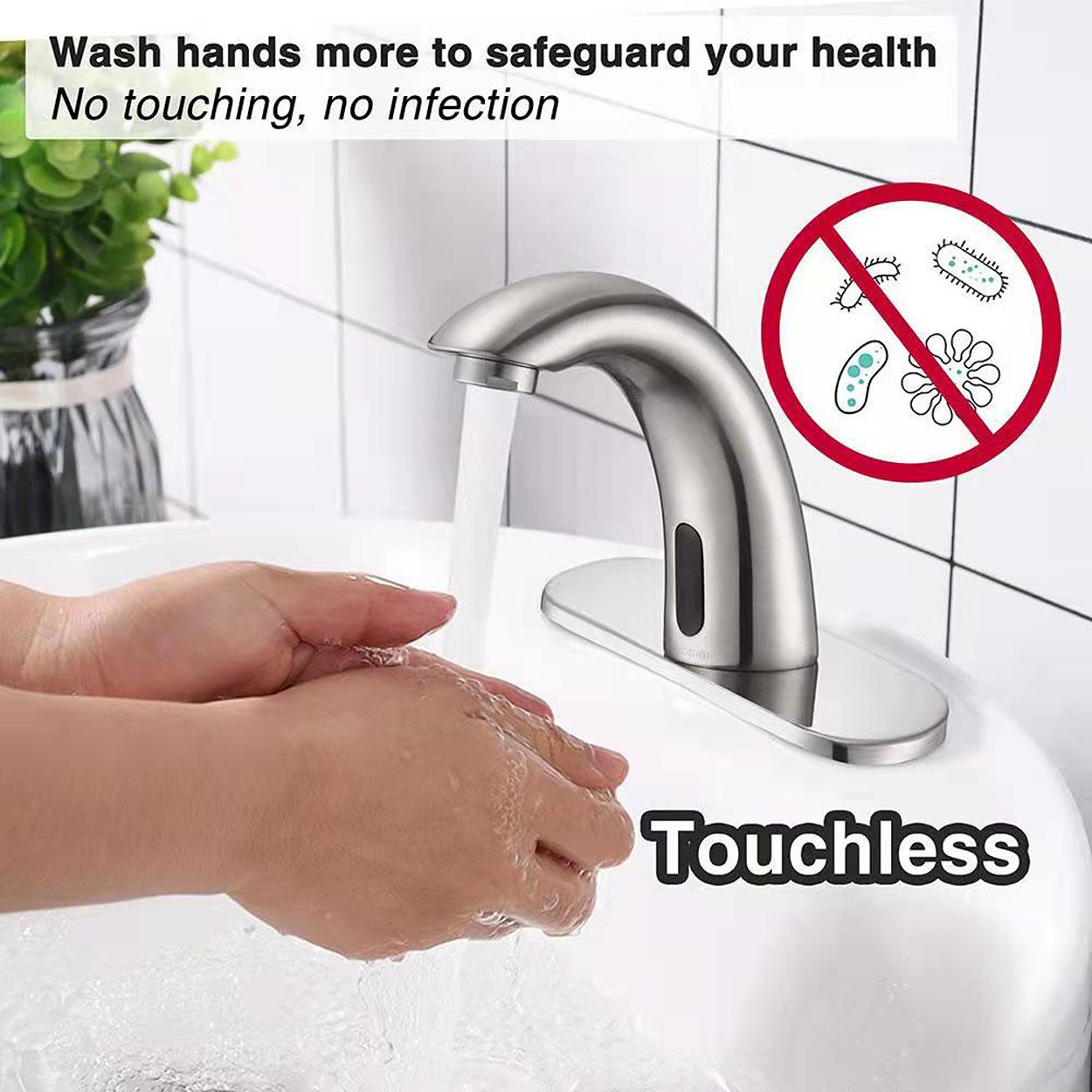 Touchless Faucet High Quality Motion Infrared Sensor Cold and Hot Water Tap