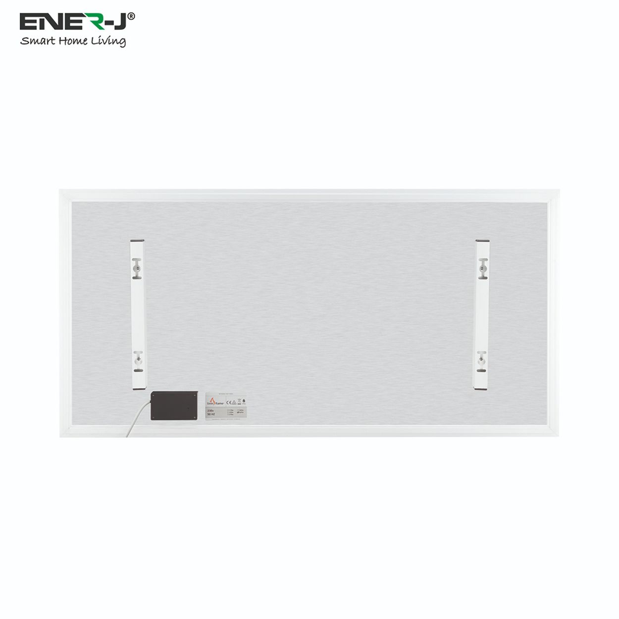 Modern Wall Mirror Infrared Heater with CCT & Dimming LED Light - 450W, IP54, UK Plug & Play