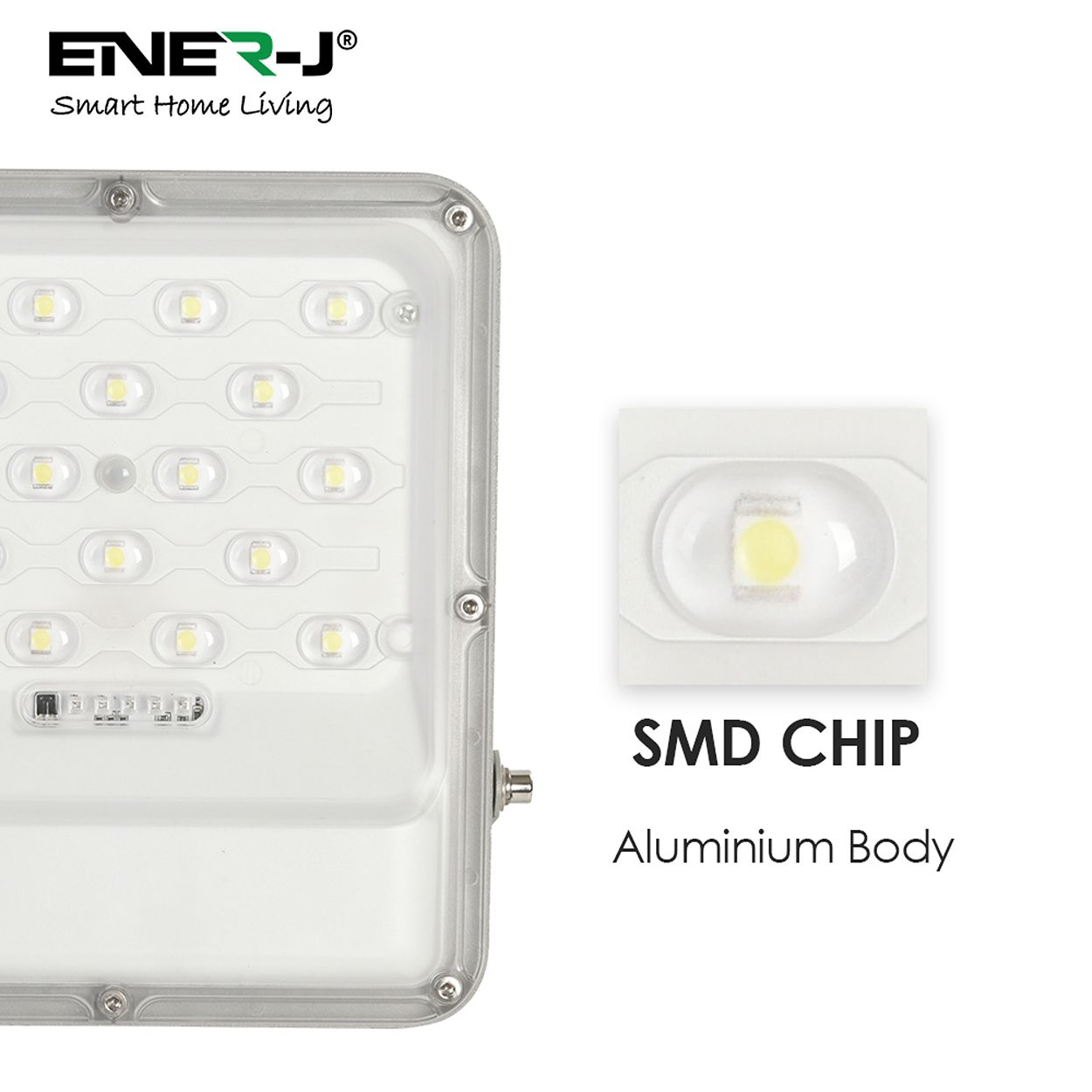 50W LED Floodlights with Solar Panels - Solar Powered, Remote Control, IP65 Waterproof