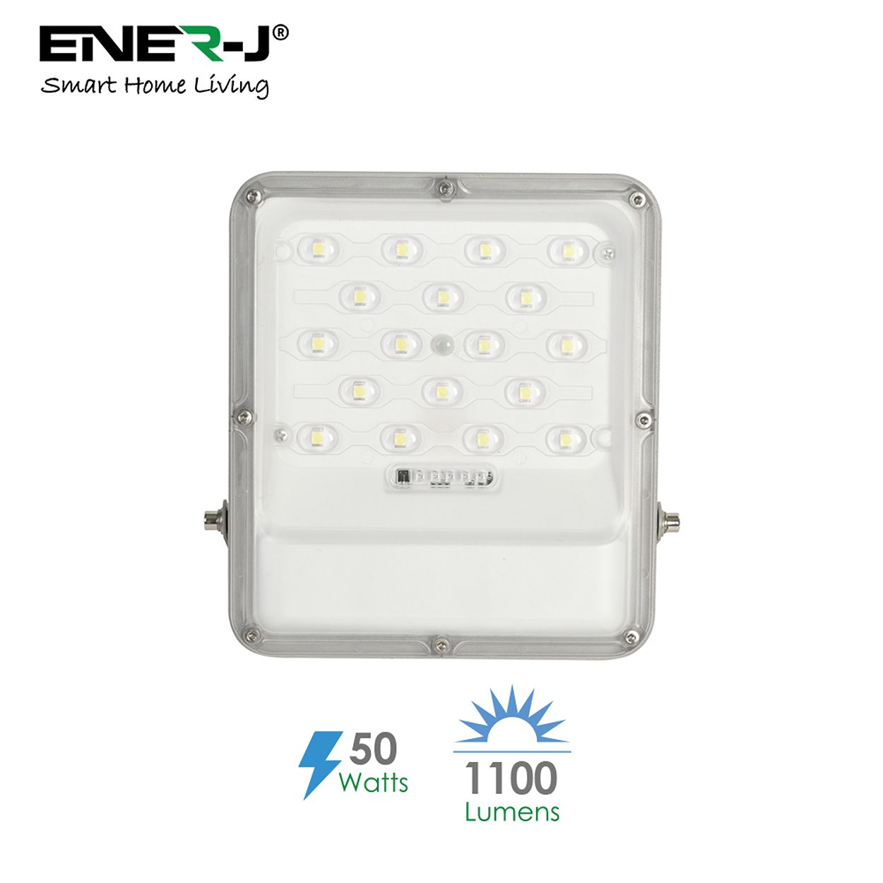 50W LED Floodlights with Solar Panels - Solar Powered, Remote Control, IP65 Waterproof
