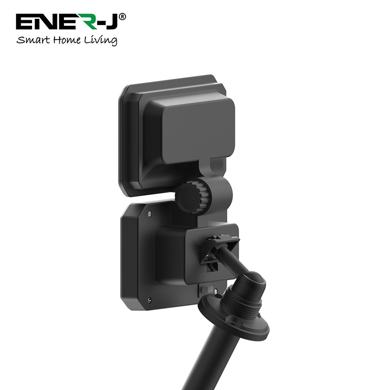 8W PIR Solar Powered LED Floodlight with Remote, IP54, 6500K