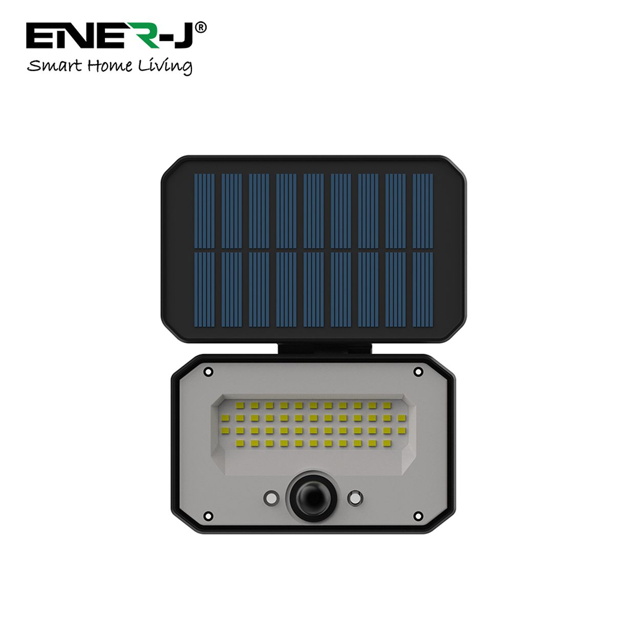 8W PIR Solar Powered LED Floodlight with Remote, IP54, 6500K